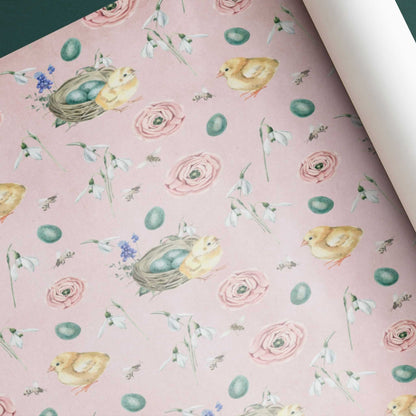 Chick Blossom Wrapping Paper - ZumBuys