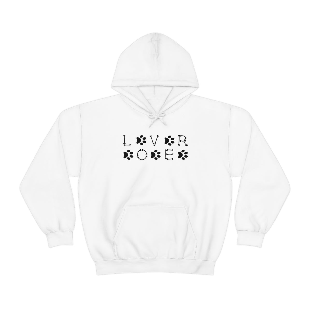 Dog Lover's Men's White Heavy Blend™ Hooded Sweatshirt - ZumBuys