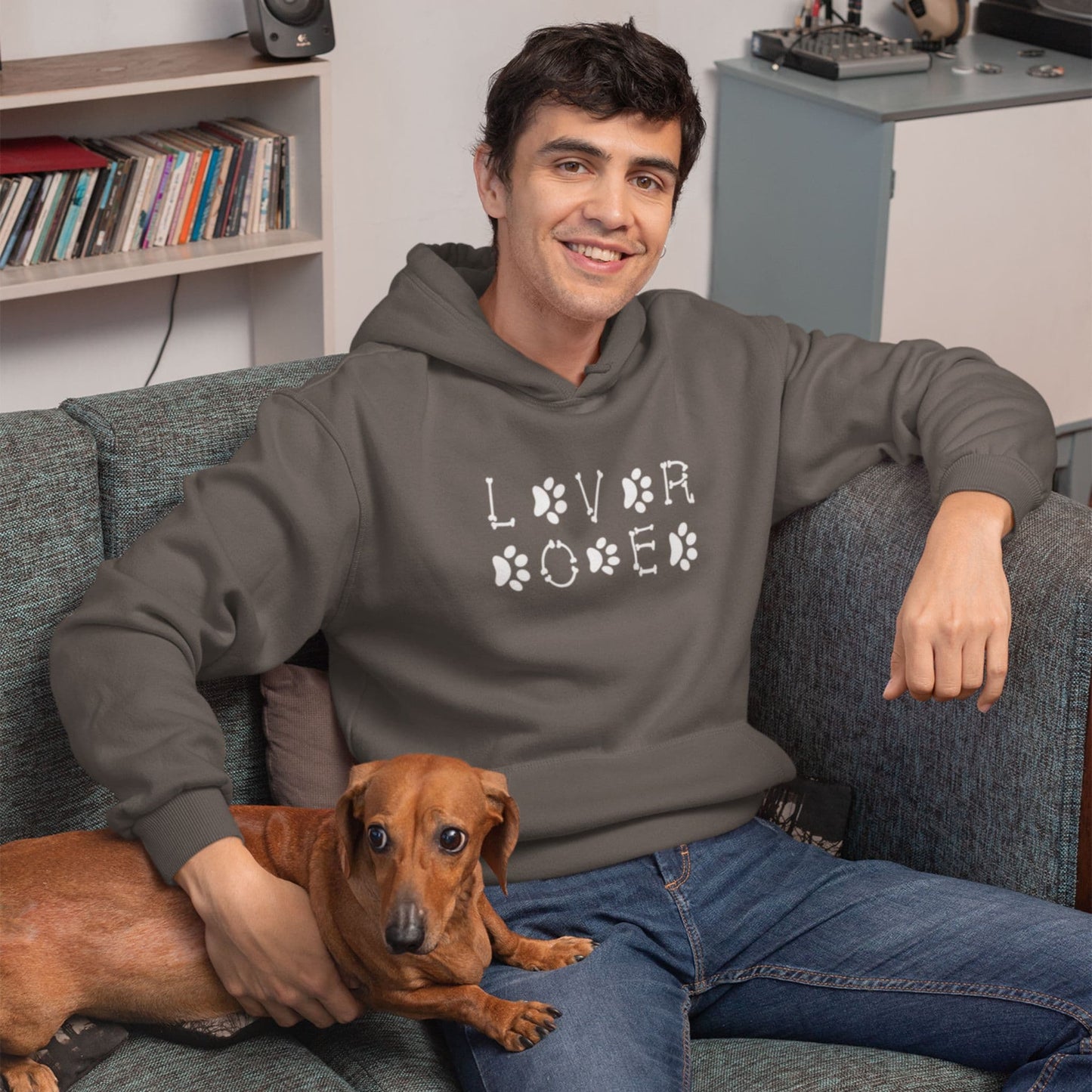 Dog Lover's Men's Heavy Blend™ Hooded Sweatshirt - ZumBuys