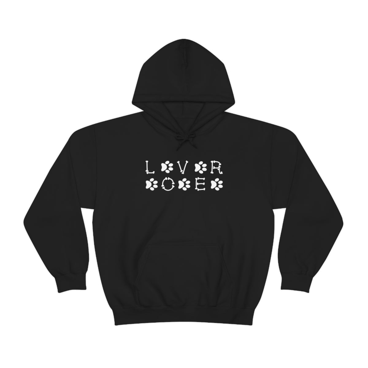 Dog Lover's Men's Black Heavy Blend™ Hooded Sweatshirt - ZumBuys