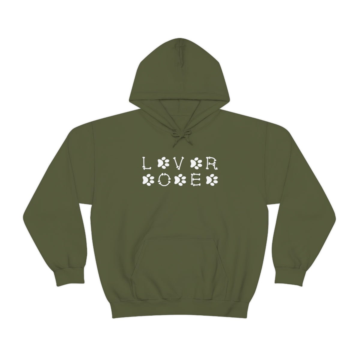 Dog Lover's Women's Olive Green Heavy Blend™ Hooded Sweatshirt - ZumBuys