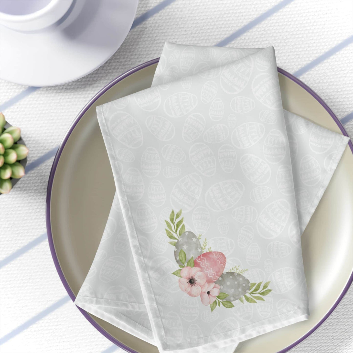 Eggciting Easter Bunny Napkins - ZumBuys
