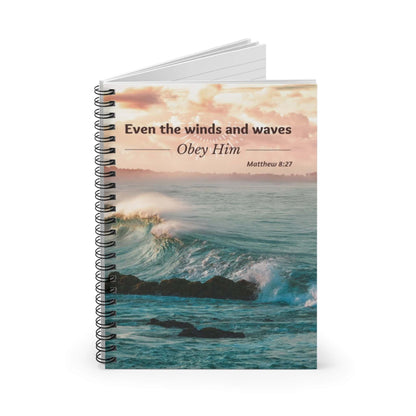 Even the Winds Spiral Notebook - Ruled Line - ZumBuys
