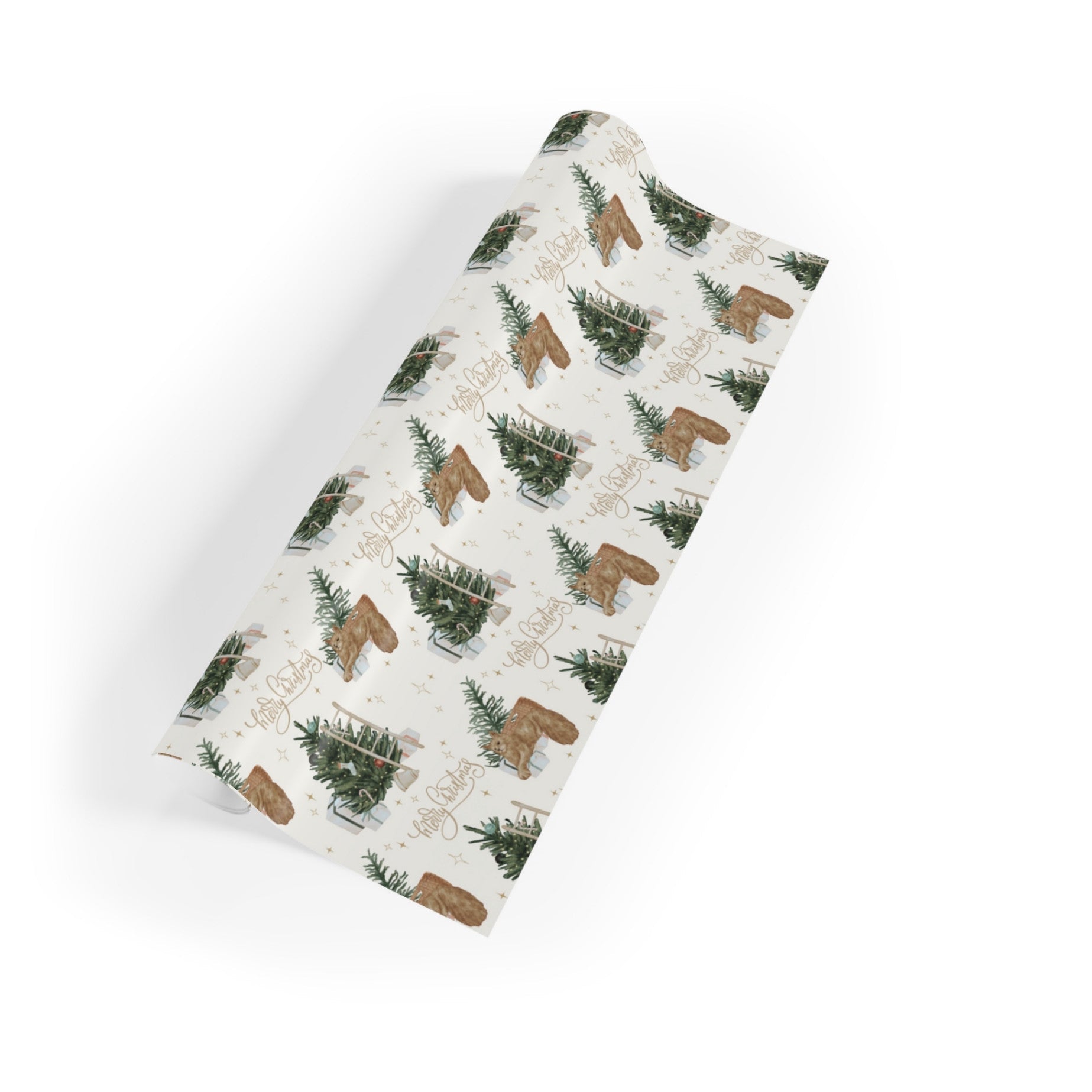 Feline Festive Wrapping Paper - ZumBuys