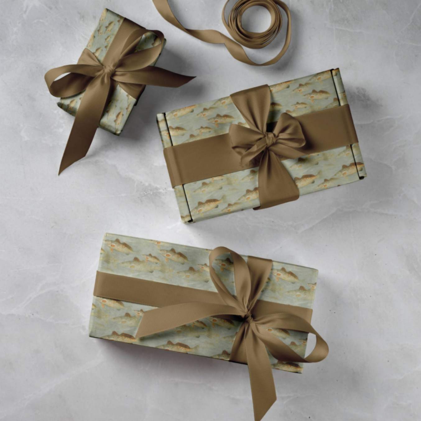 Fintastic Fish Wrapping Paper - ZumBuys