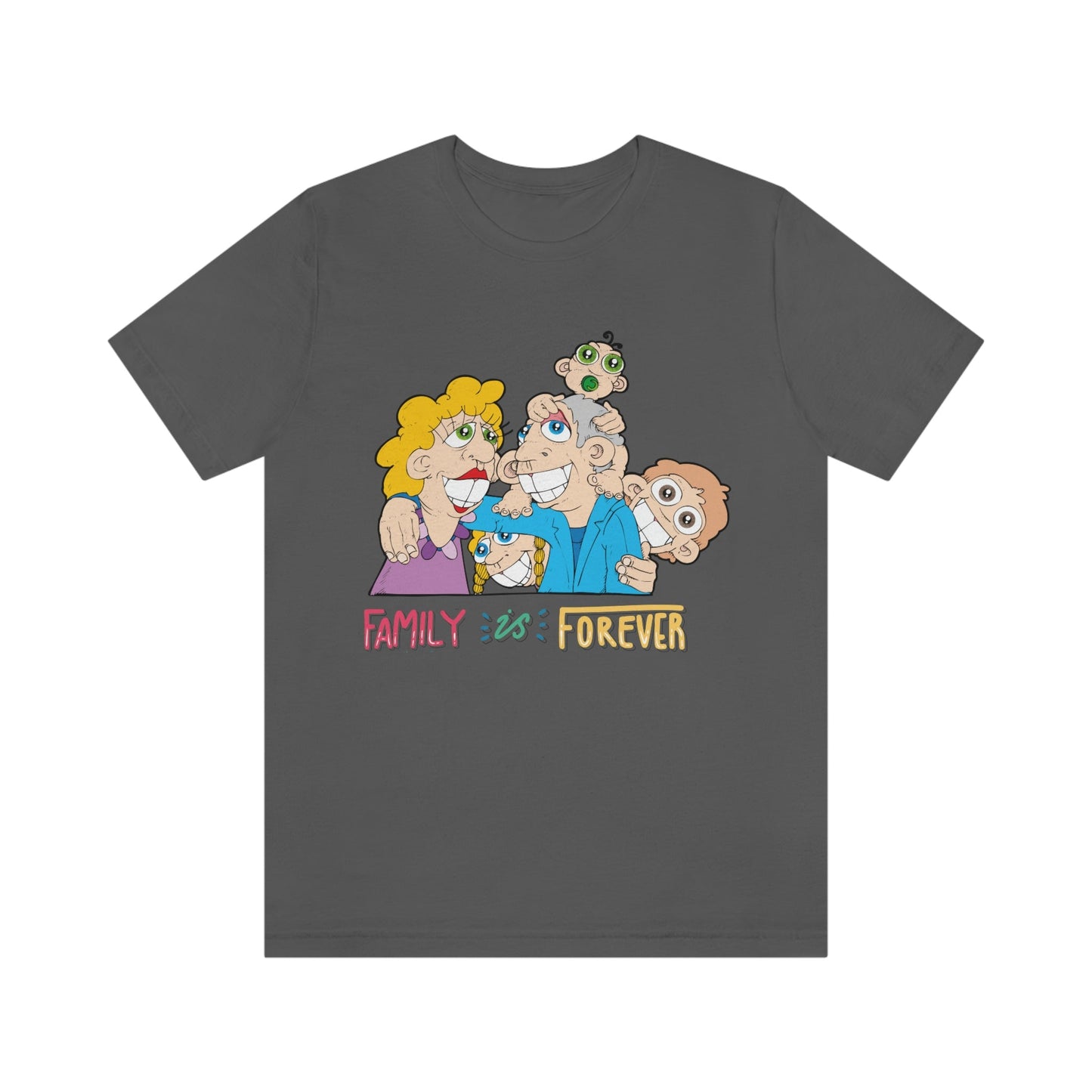 Forever Family Women's Jersey Short Sleeve Tee - ZumBuys
