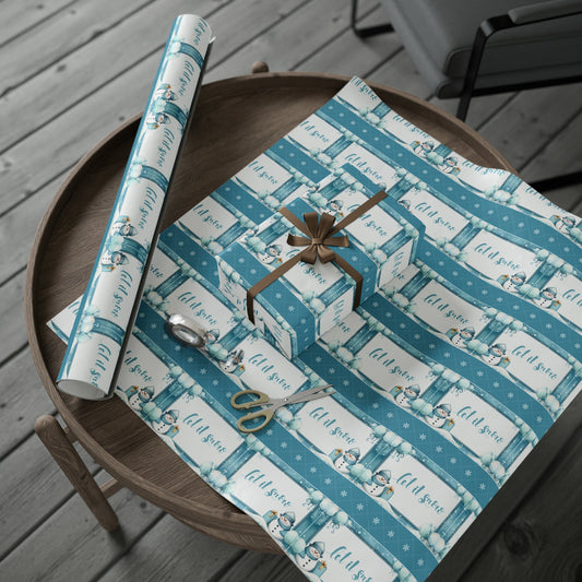 Frosty Flakes Wrapping Paper - ZumBuys
