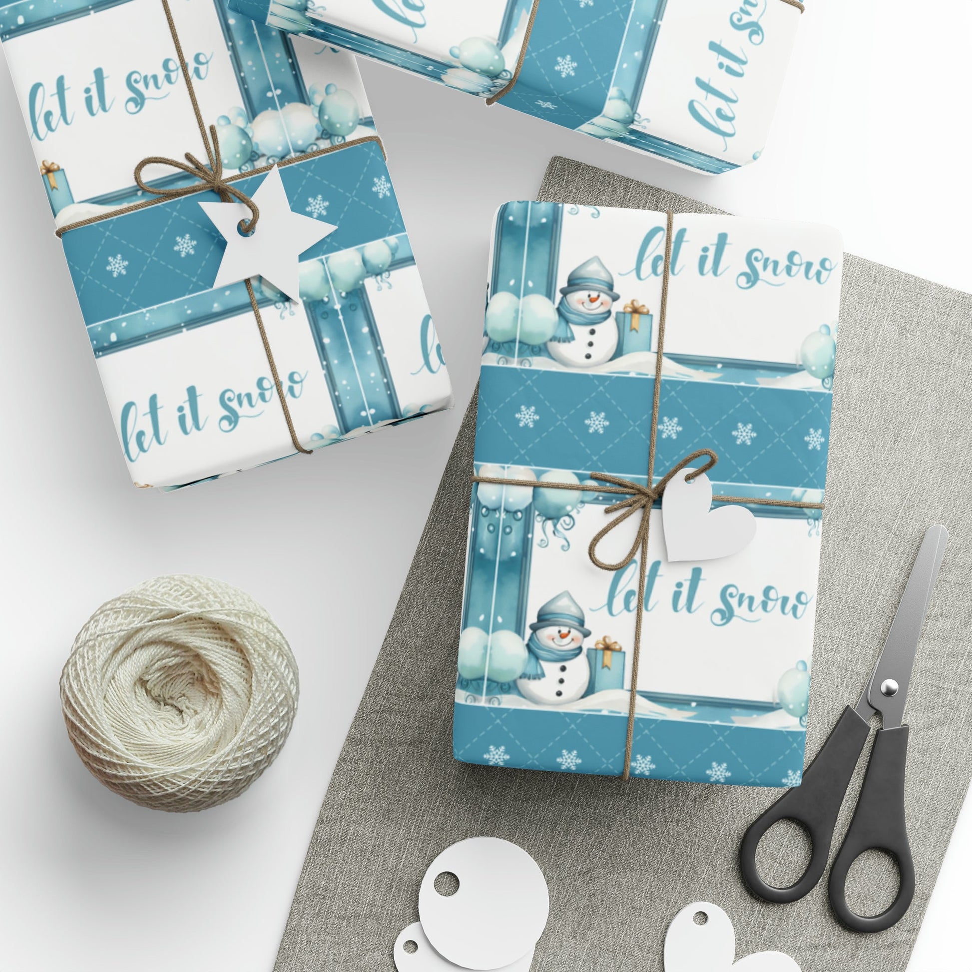Frosty Flakes Wrapping Paper - ZumBuys