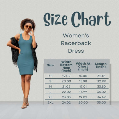 Gilt Fractal Women's Racerback Dress - ZumBuys
