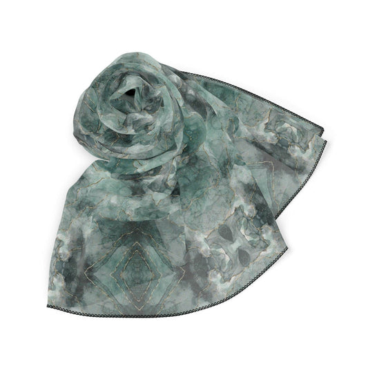 Green Chroma Poly Scarf - ZumBuys