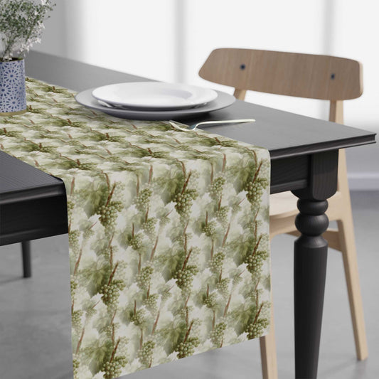 Green Vinery Table Runner (Cotton, Poly) - ZumBuys