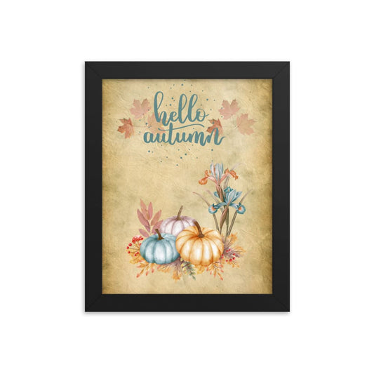 Hello Autumn Framed Artwork - ZumBuys