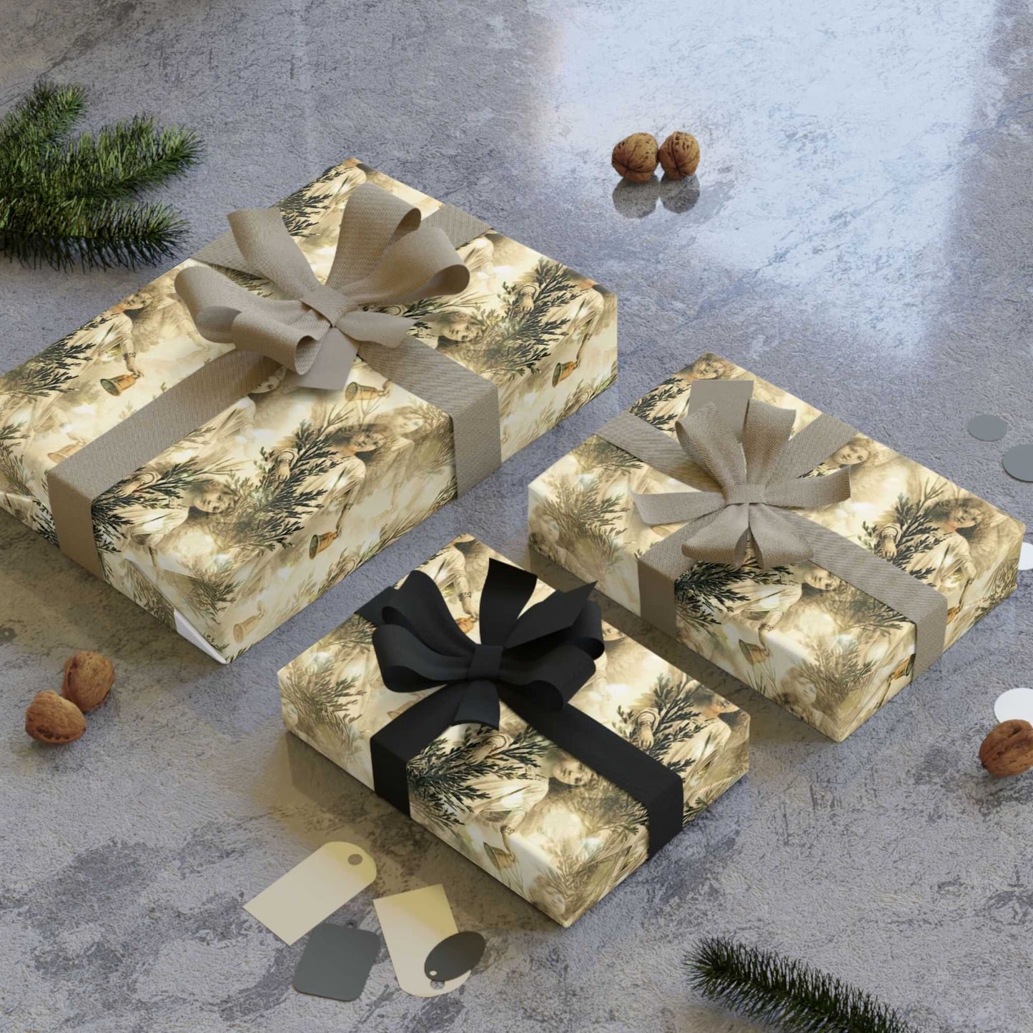 Hidden Angel Wrapping Paper - ZumBuys