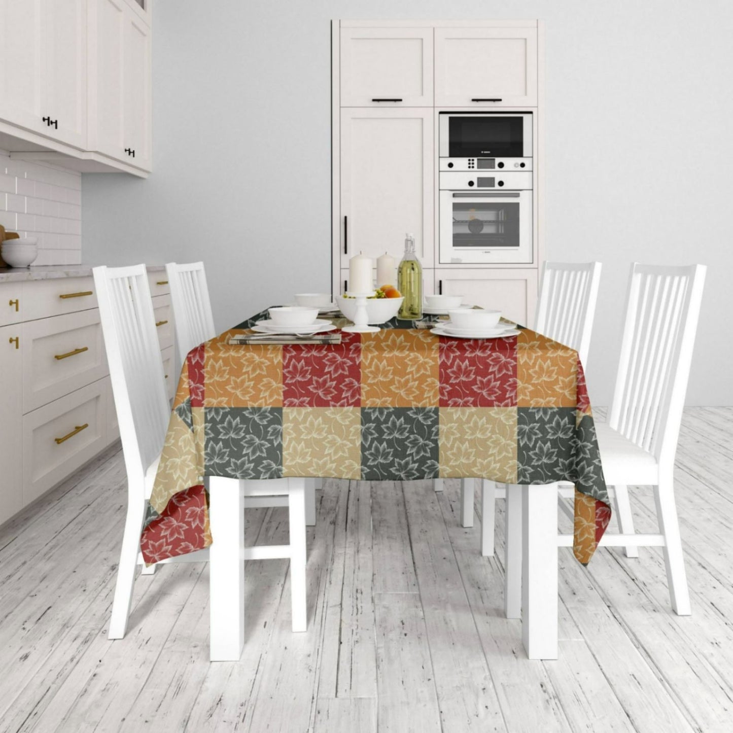 Holiday Leaves Tablecloth - ZumBuys