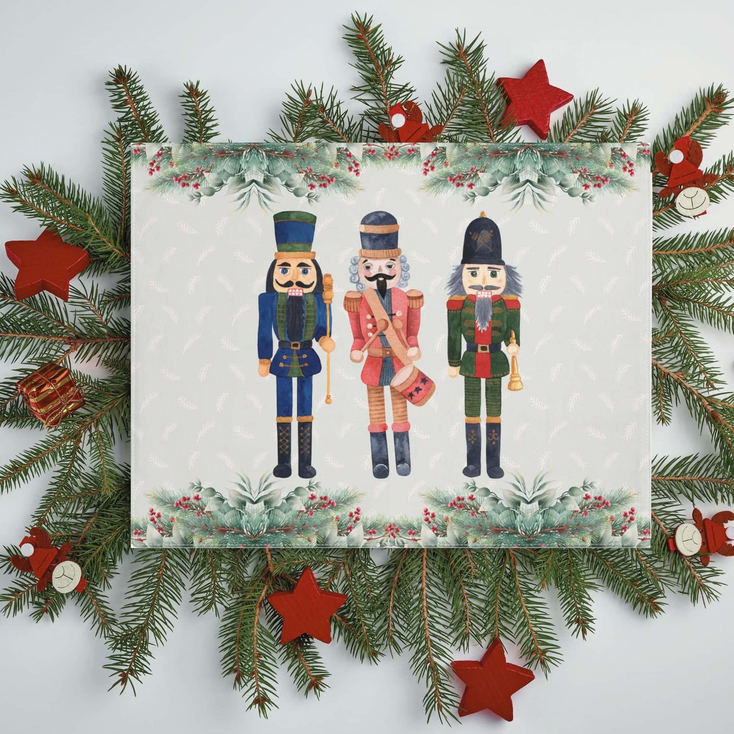 Holiday Nutcrackers Placemat - ZumBuys