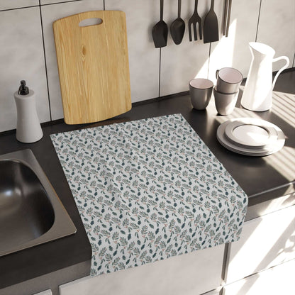 Leaves and Holly Kitchen Towel - ZumBuys