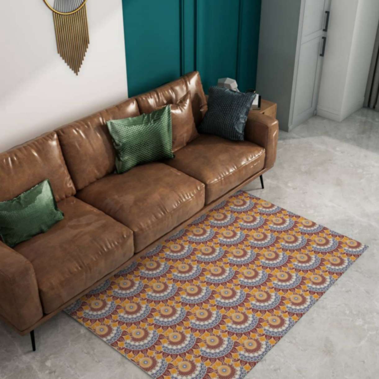 Moroccan Rays Area Rugs - ZumBuys