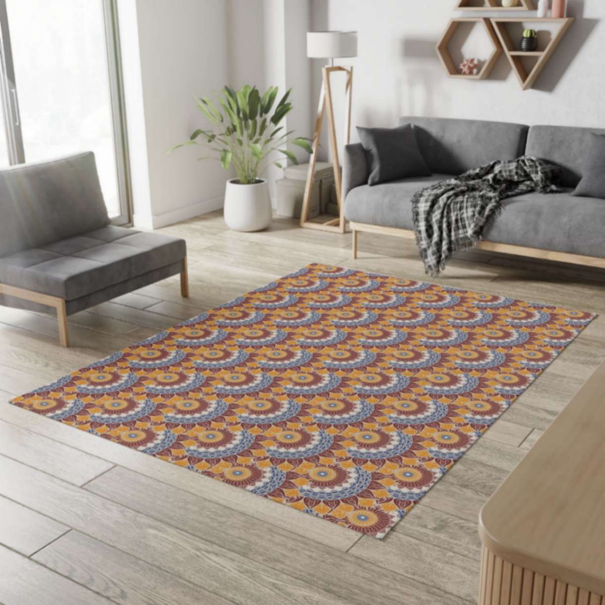 Moroccan Rays Area Rugs - ZumBuys