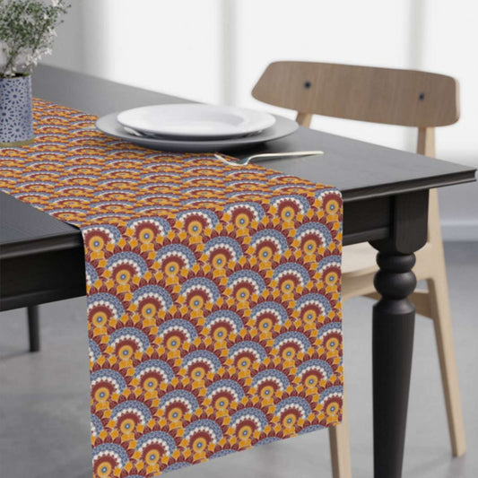Moroccan Rays Table Runner (Cotton, Poly) - ZumBuys