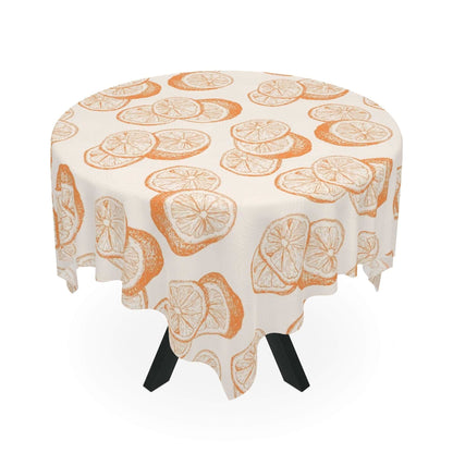 Orange Swirl Tablecloth - ZumBuys