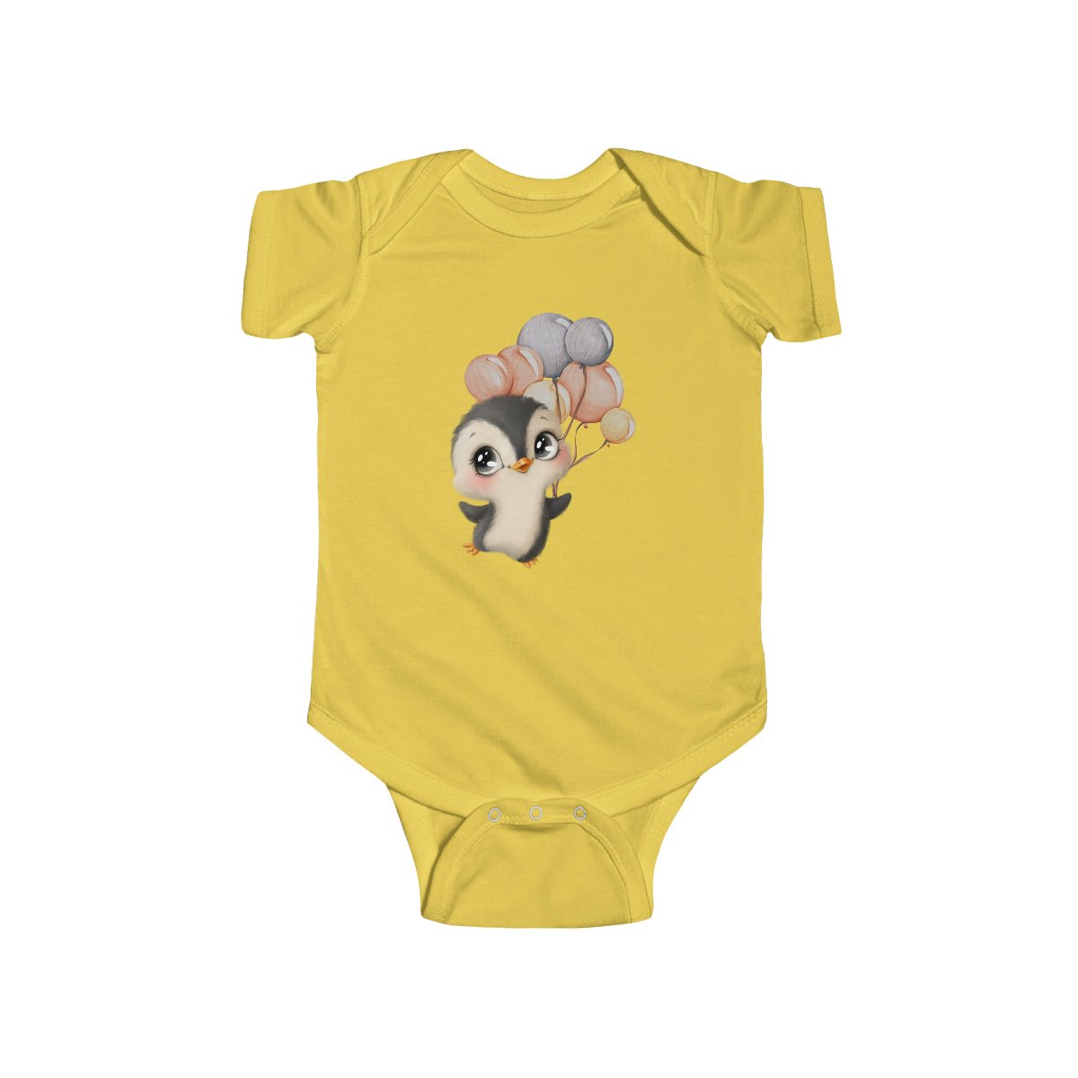 Party Penguin Infant Fine Jersey Bodysuit - ZumBuys