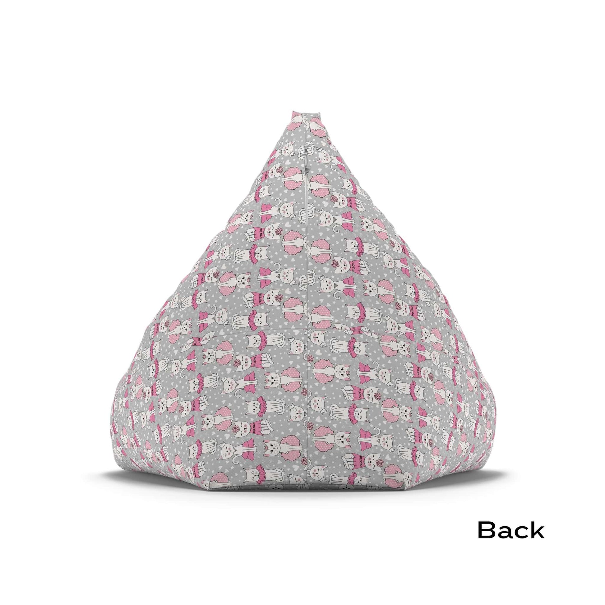 Pink Empress Kitty Bean Bag Chair Cover - ZumBuys