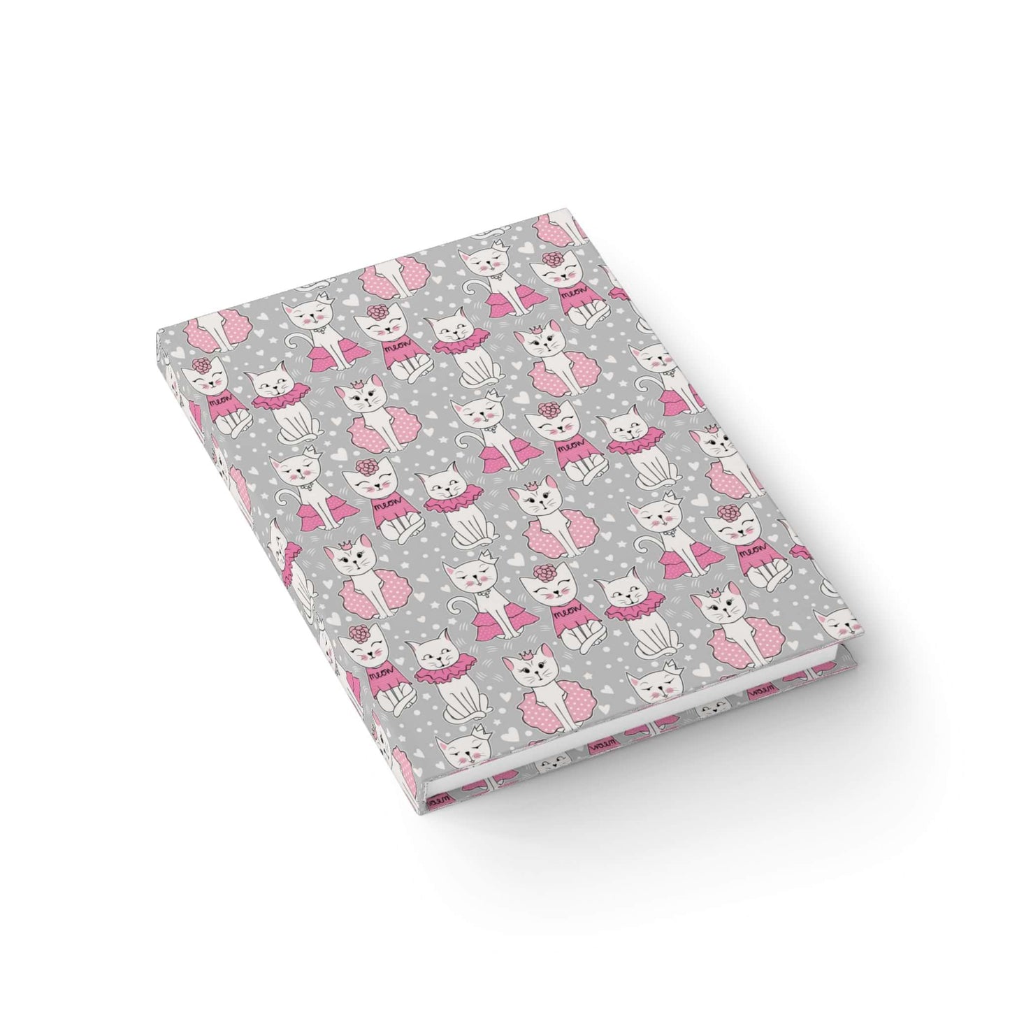 Pink Empress Kitty Journal - Ruled Line - ZumBuys
