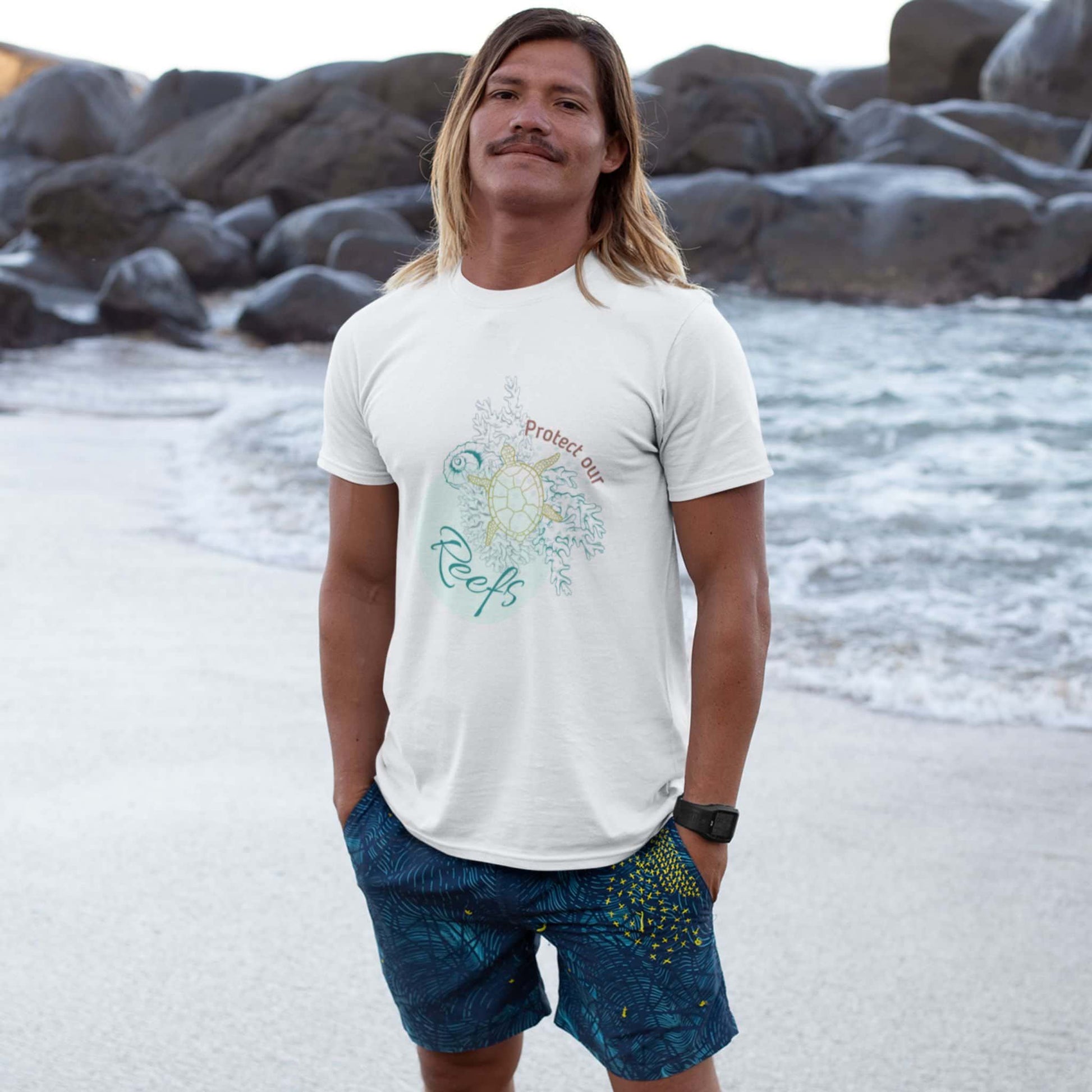 Protect Our Reefs Organic Men's Classic T-Shirt - ZumBuys