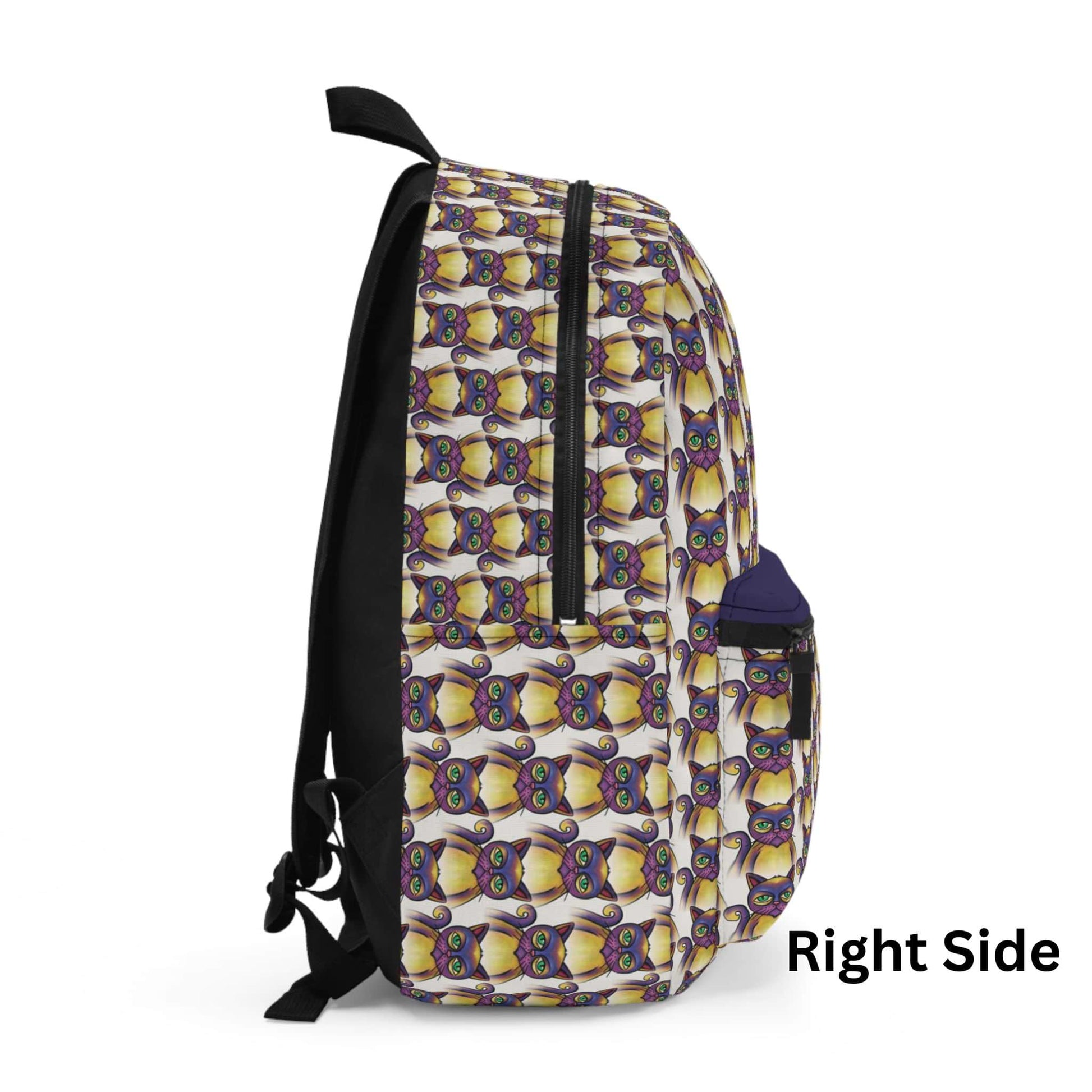 Purple Misfit Cats Backpack - ZumBuys