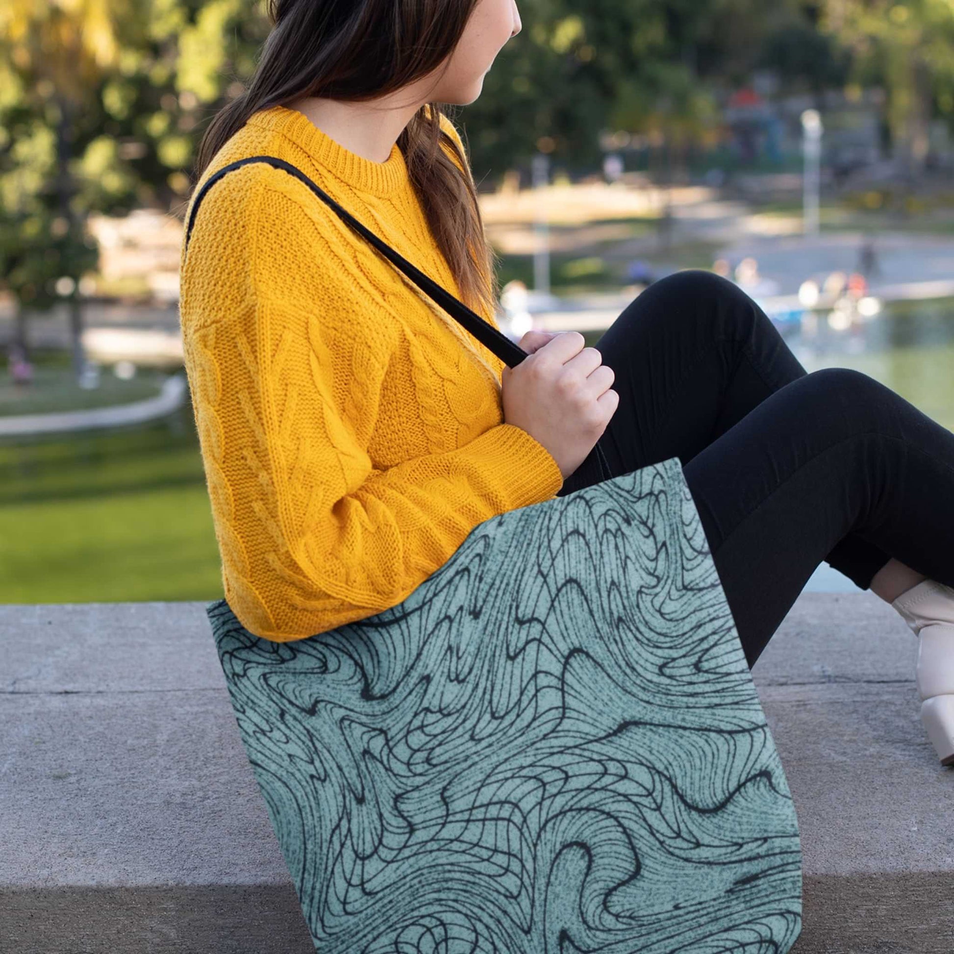 Radiant Mint Tote Bag - ZumBuys