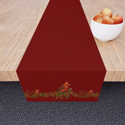 Red Bird Table Runner (Cotton or Poly) - ZumBuys