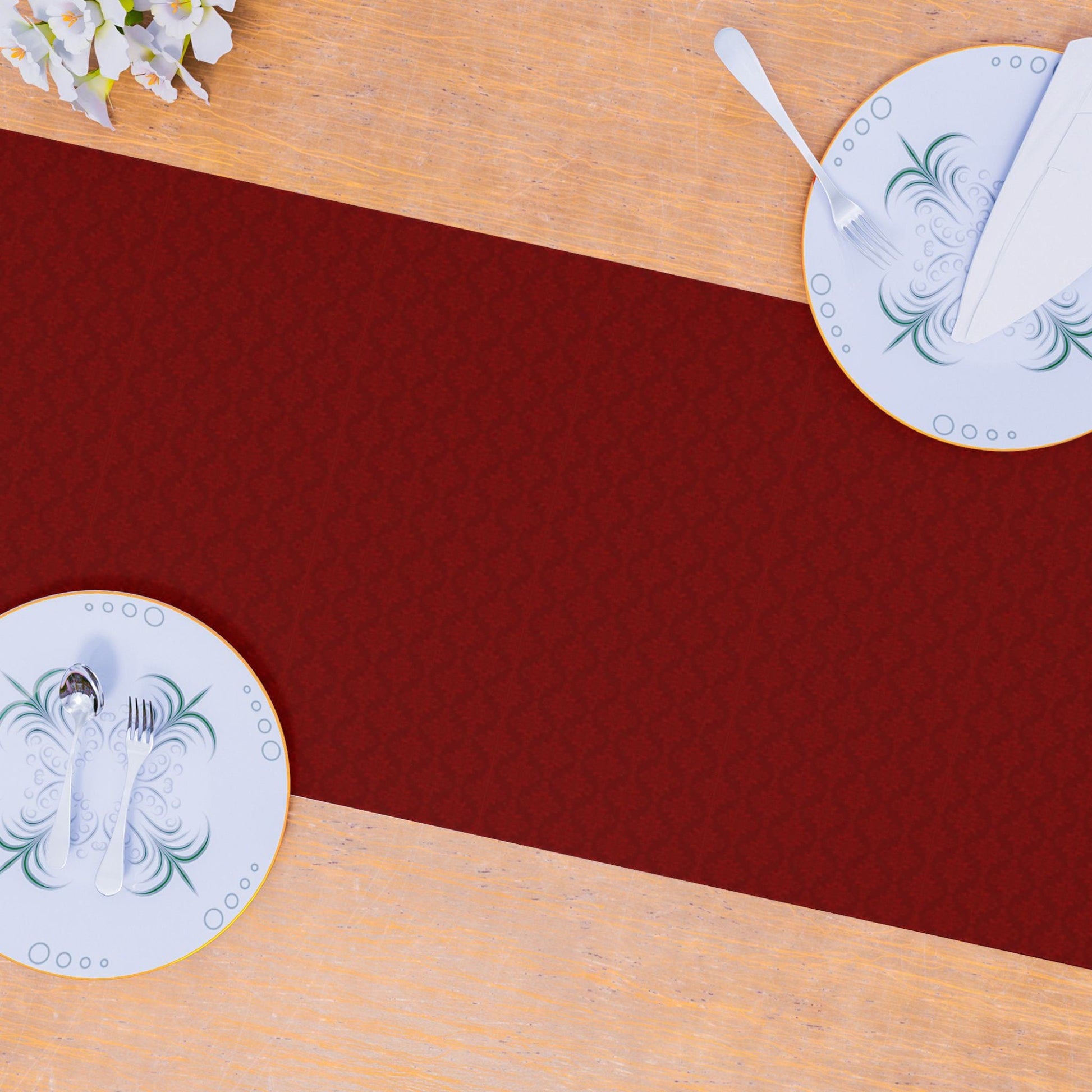 Red Bird Table Runner (Cotton or Poly) - ZumBuys