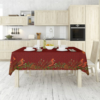 Red Bird Tablecloth - ZumBuys