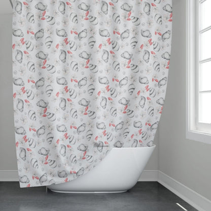 Seashells Hideaway Shower Curtains - ZumBuys