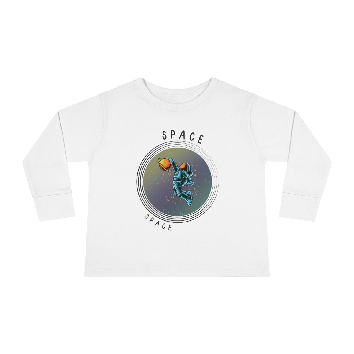 Spaceman Toddler Long Sleeve Tee - ZumBuys
