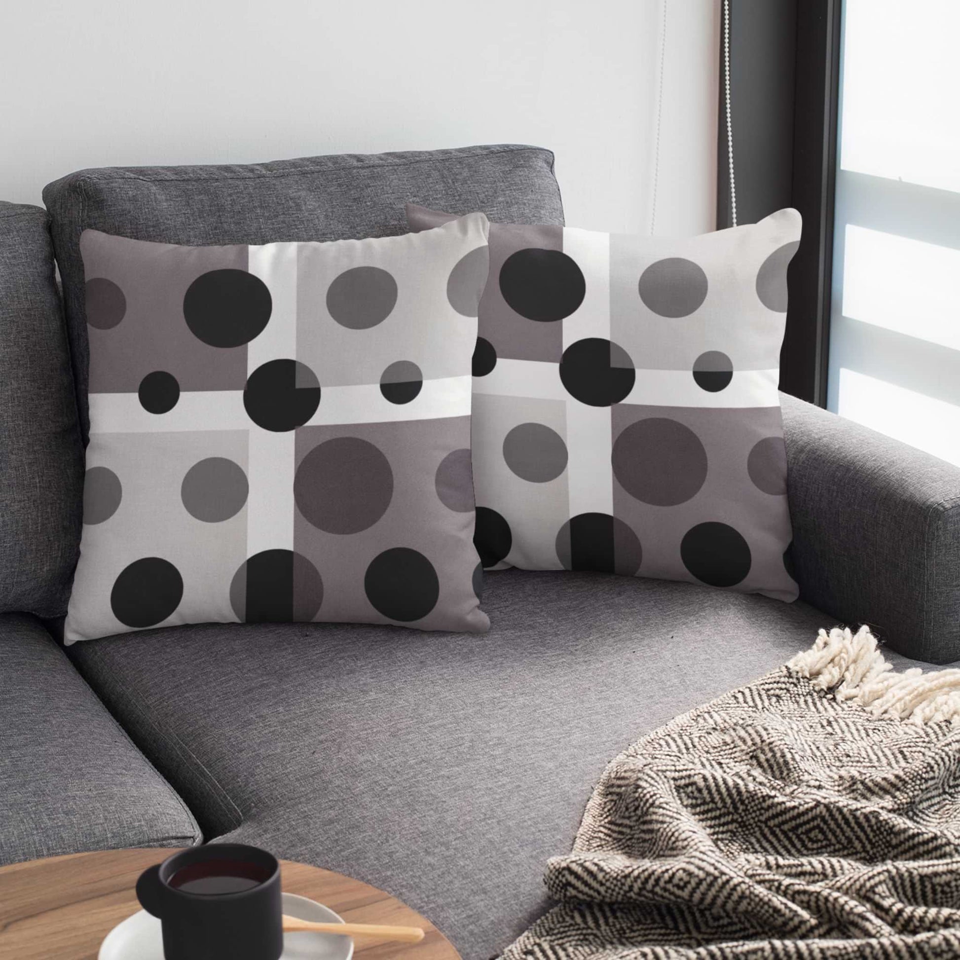 Square Harmony Spun Polyester Square Pillow - ZumBuys