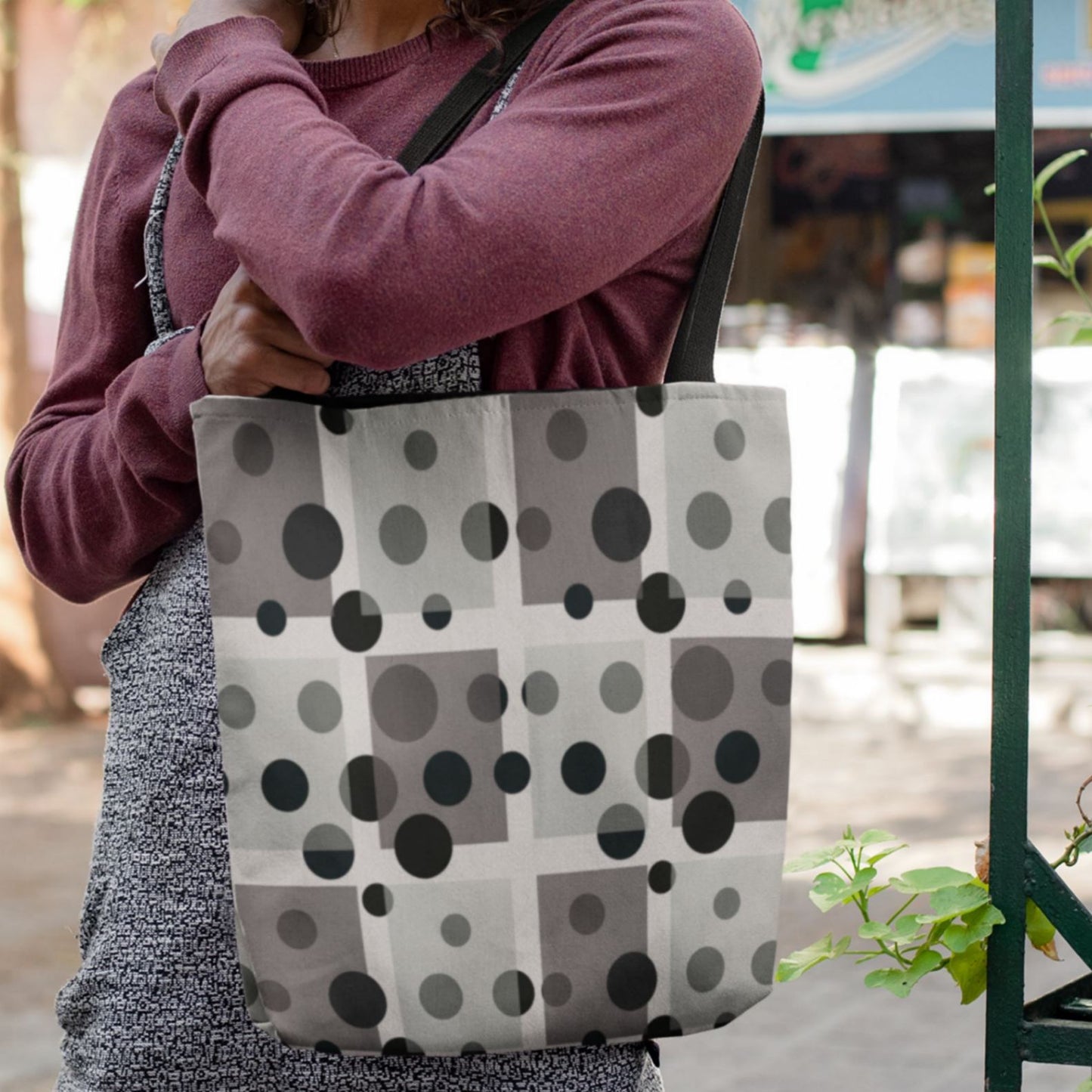 Square Harmony Tote Bag - ZumBuys