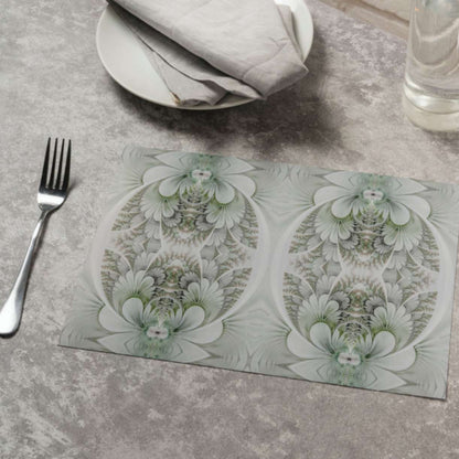 Sterling Green Plume Placemat, 1pc - ZumBuys