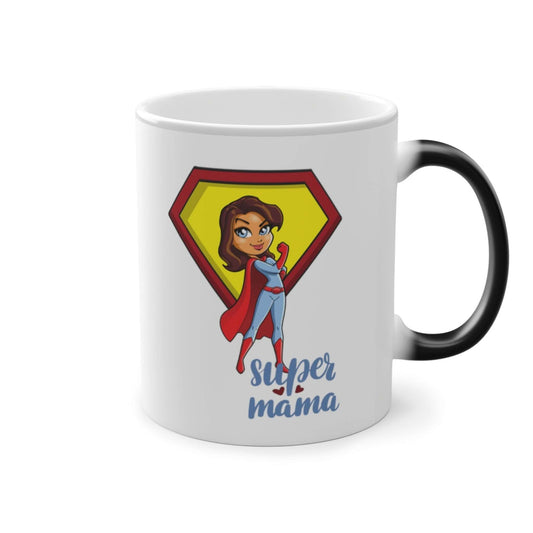 Super Mama Color Changing Mug, 11oz - ZumBuys