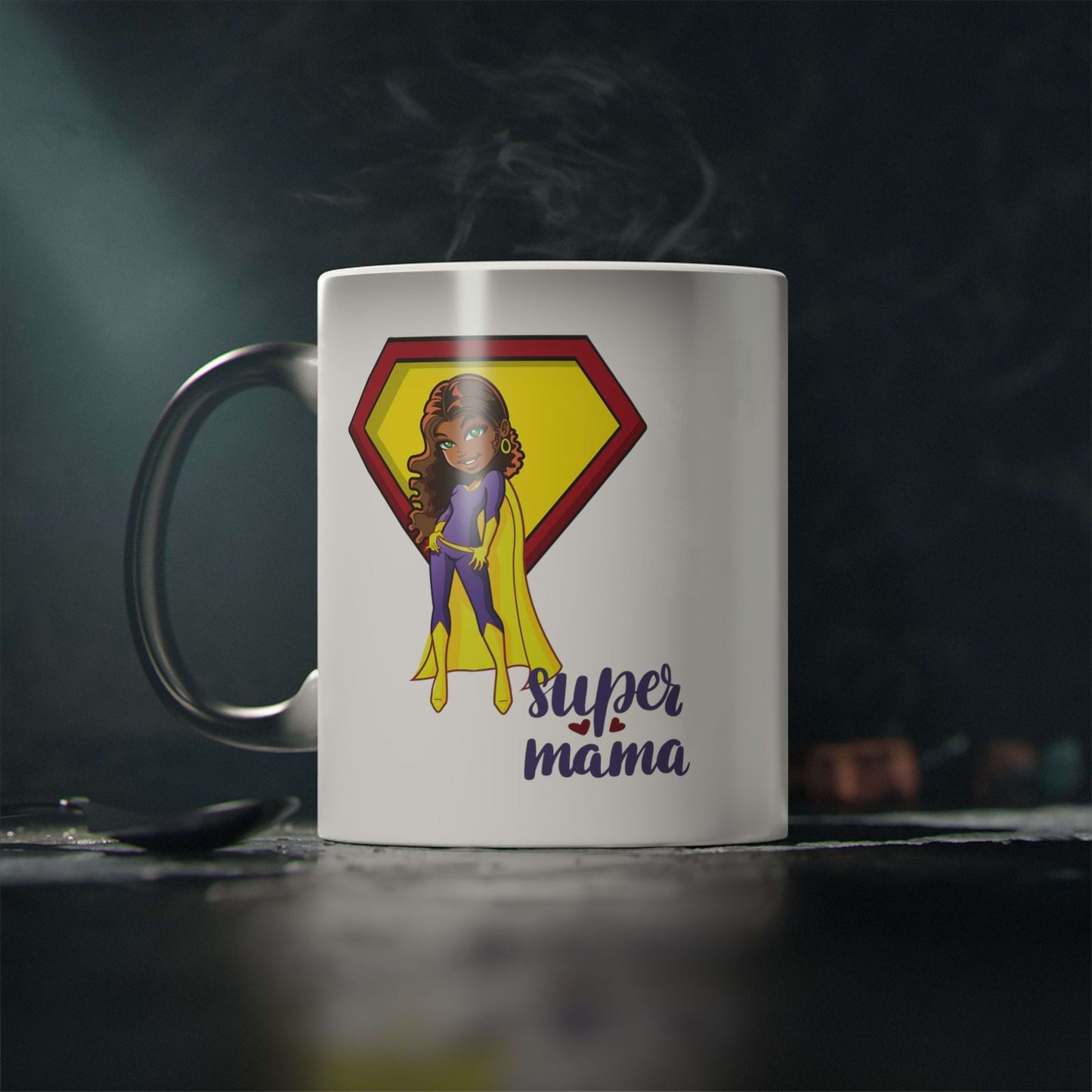 Super Mama Color Morphing Mug, 11oz - ZumBuys