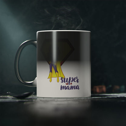 Super Mama Color Morphing Mug, 11oz - ZumBuys