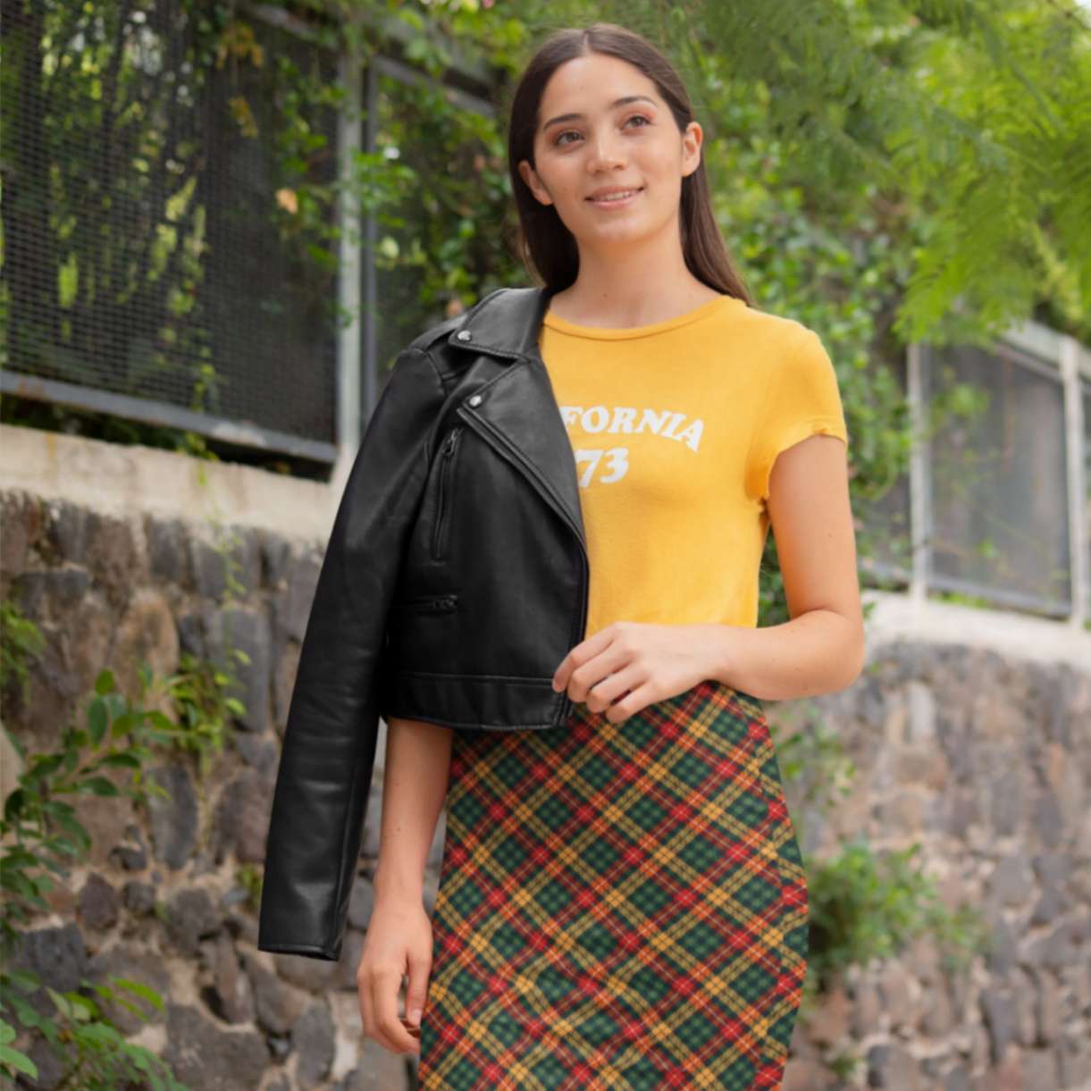Timeless Plaidster Women's Pencil Skirt - ZumBuys
