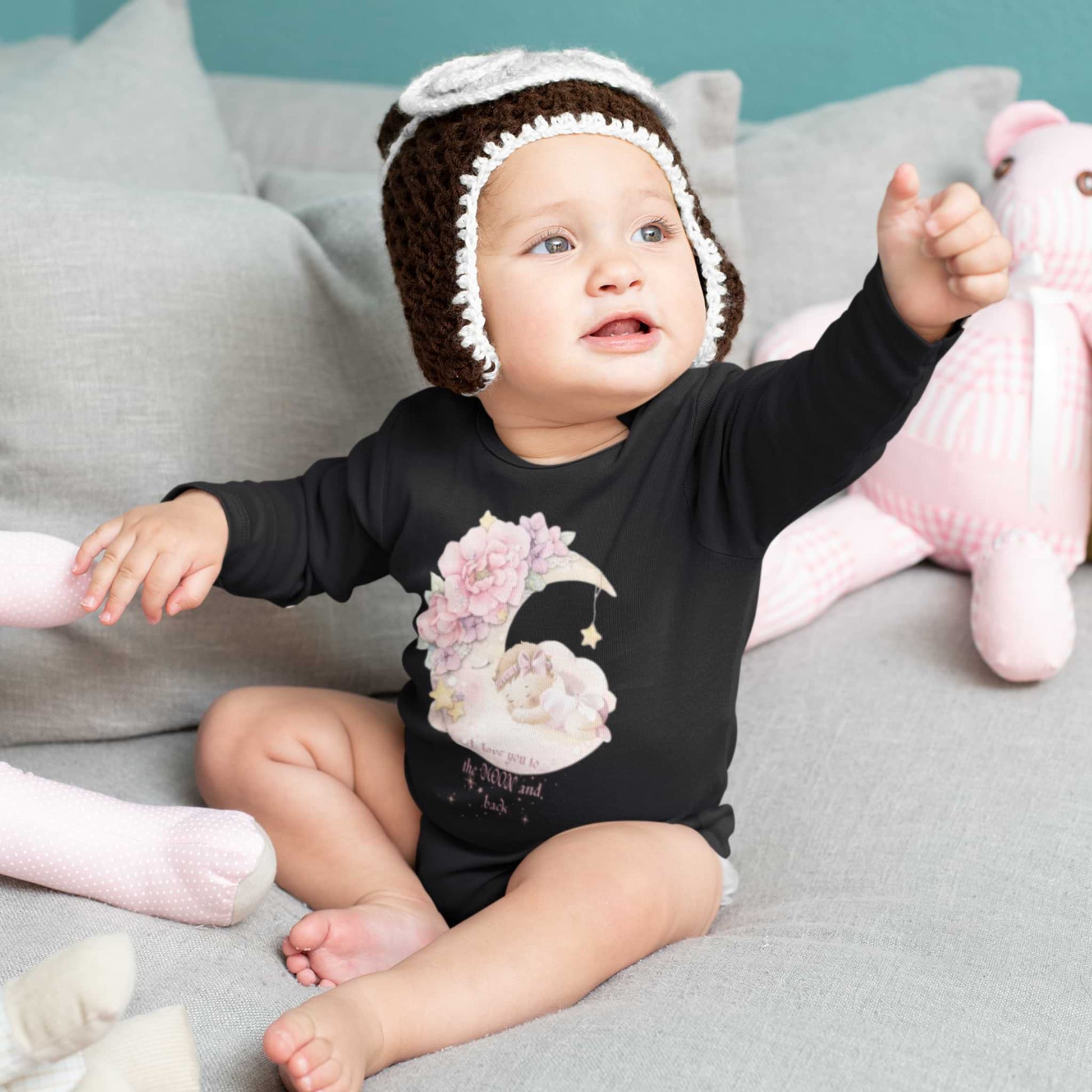 To The Moon and Back Infant Long Sleeve Bodysuit - ZumBuys