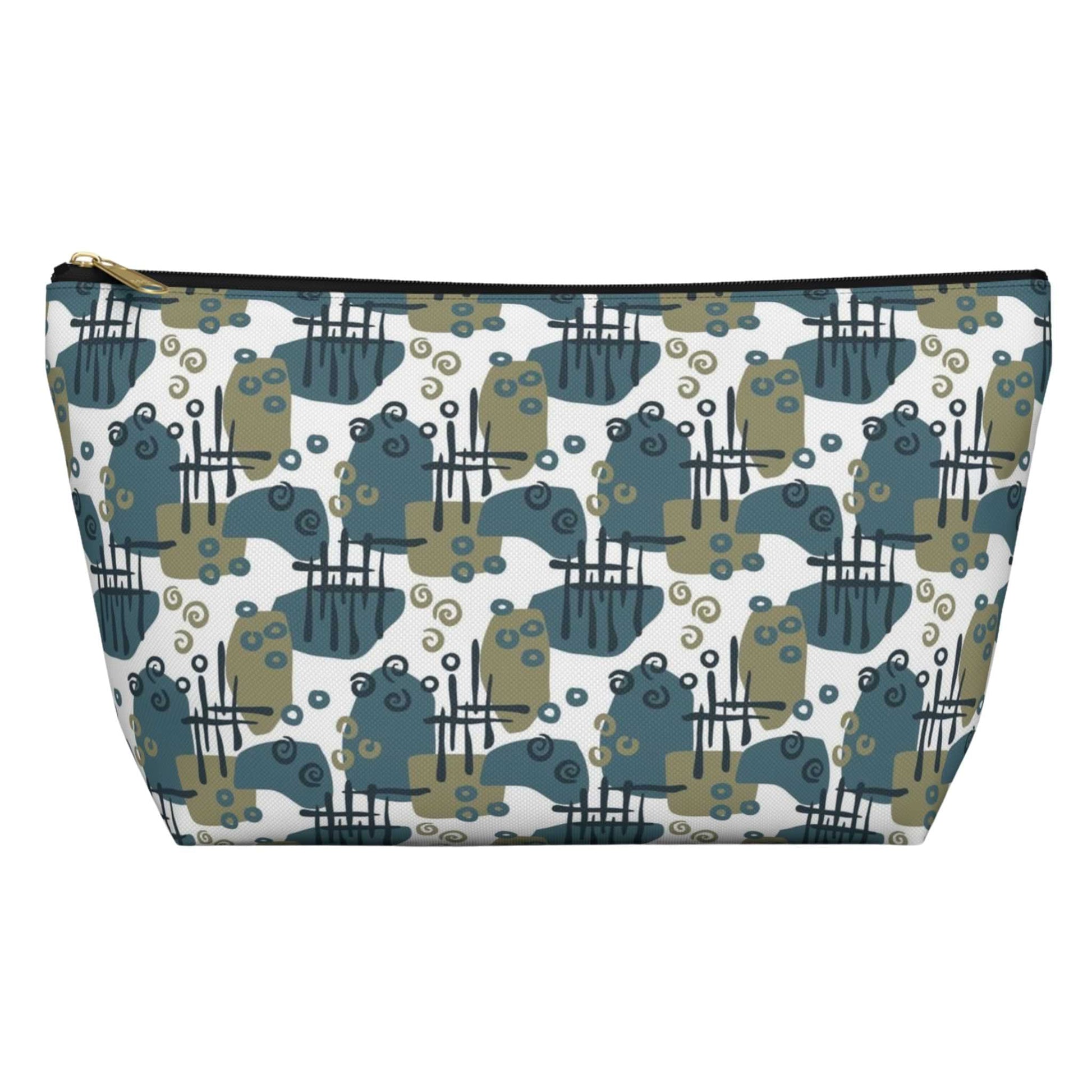 Urbane Squiggles Accessory Pouch w T-bottom - ZumBuys