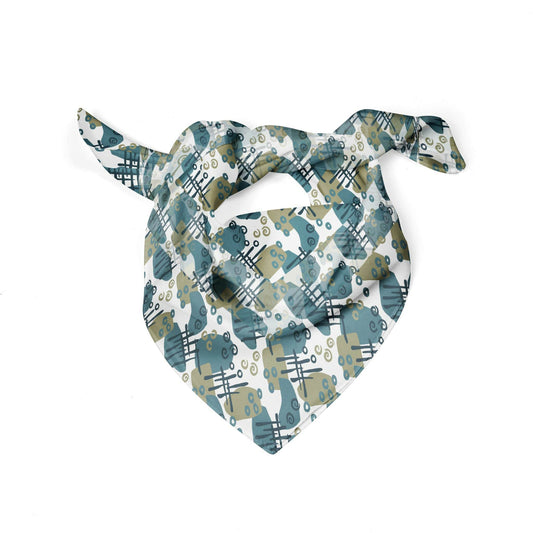 Urbane Squiggles Poly Scarf - ZumBuys