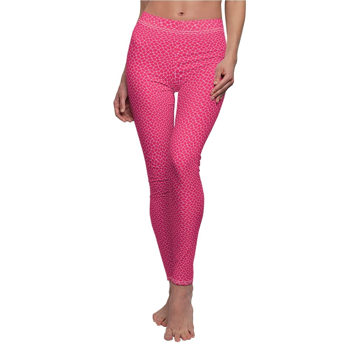 Women's Hot Pink Casual Leggings - ZumBuys
