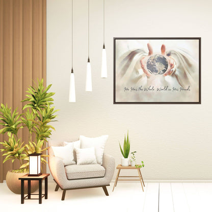 World in His Hands Gallery Canvas Wrap - ZumBuys