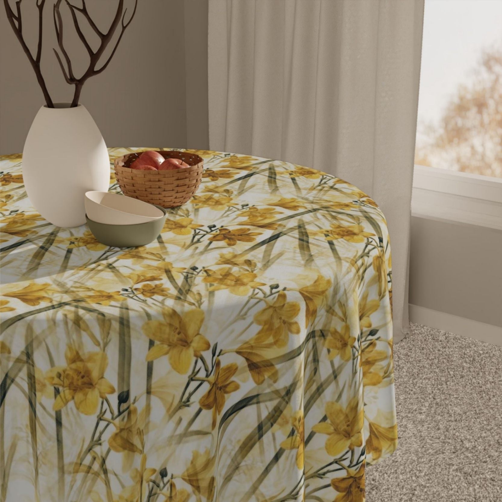 Yellow Daffodilly Tablecloth - ZumBuys